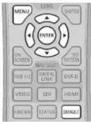 PANASONIC PT-DZ870U - [SECURITY] menu - 1
