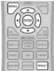 PANASONIC PT-DZ870U - [DISPLAY OPTION] menu - 1