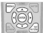 PANASONIC PT-DZ870U - [TEST PATTERN] menu - 1