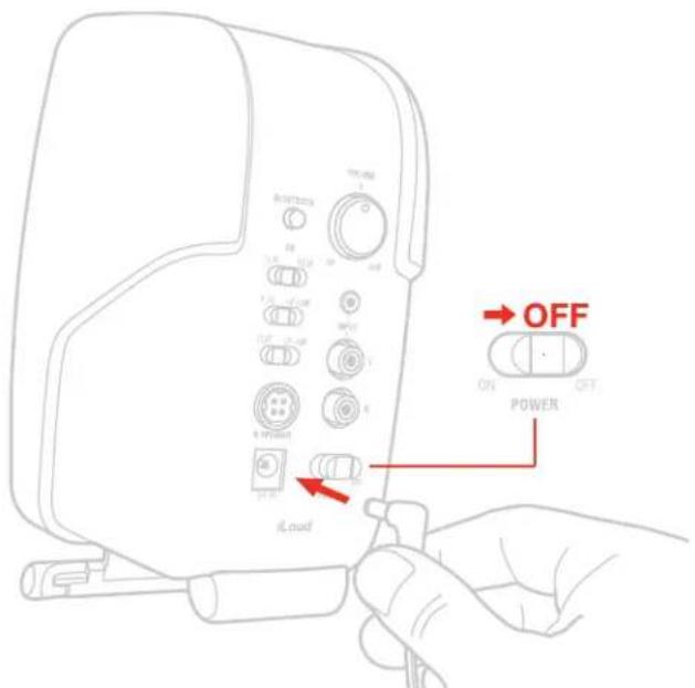 iLoad ON OFF POWER → OFF