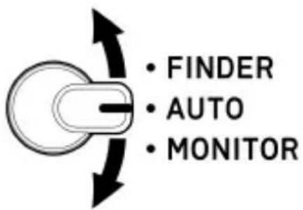 • FINDER • AUTO • MONITOR