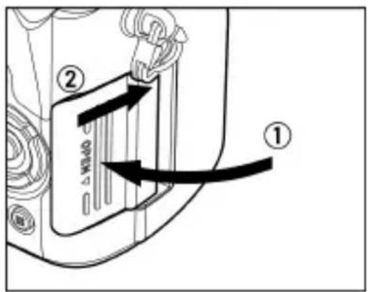 Diagram showing a device's internal structure with labeled parts and directional arrows indicating movement or flow.