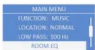ELECTRO-VOICE ETX-10P - Menü LOW PASS - 1