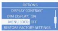 ELECTRO-VOICE ETX-10P - Menü DIM DISPLAY - 1