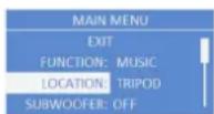 ELECTRO-VOICE ETX-10P - Menü FUNCTION - 1