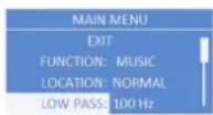 ELECTRO-VOICE ETX-10P - Menü LOCATION - 3