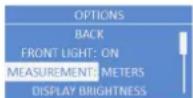 ELECTRO-VOICE ETX-10P - Menü FRONT LIGHT - 1