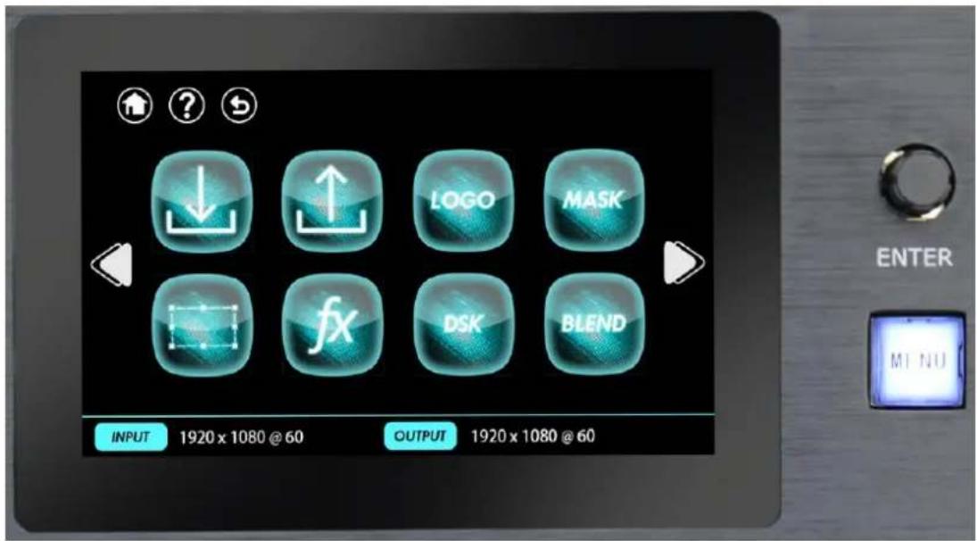 RGBlink M1 - Using the MENU Button - 1
