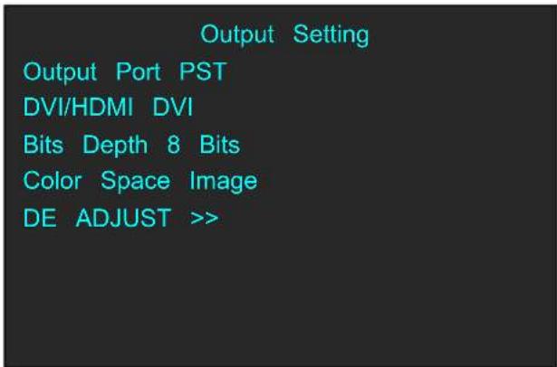 RGBlink M1 - Output Menu - 3