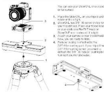 Edelkrone SliderONE - TABLE OF CONTENTS - 2
