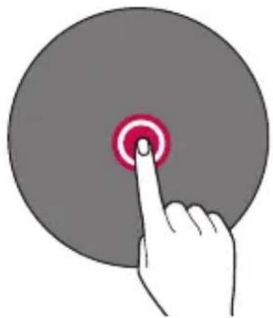 LG Watch W7 - Touching and holding - 1