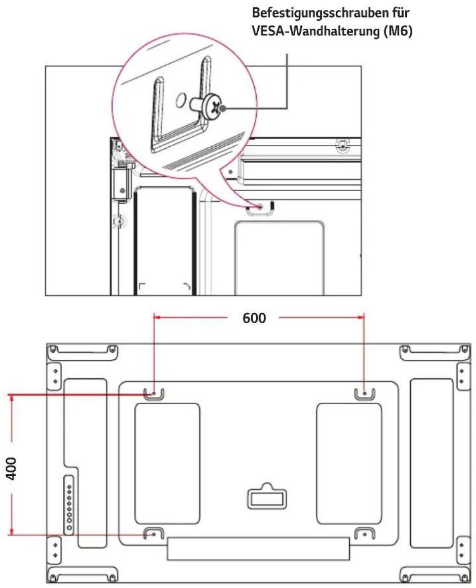 LG 49VM5C-A - Beispiel für die Kachelanordnung 2 x 2 - 1