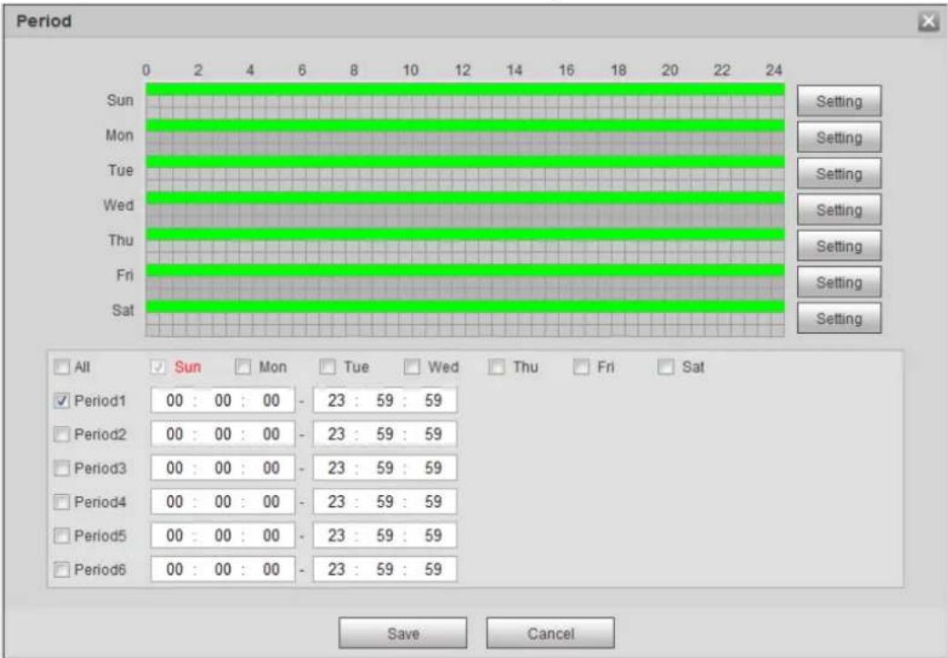 Dahua Technology IPC-HDW3541T-ZAS - Setting Period - 1