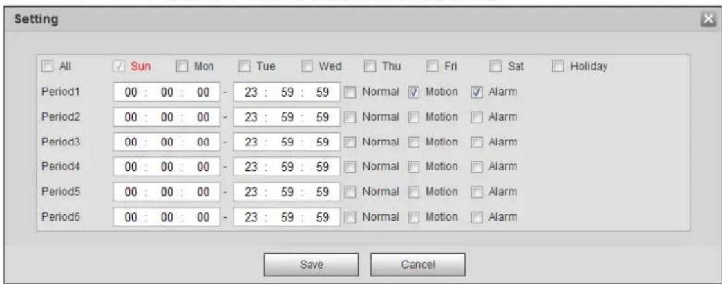 Dahua Technology IPC-HFW3841E-AS - Setting Snapshot Plan - 2