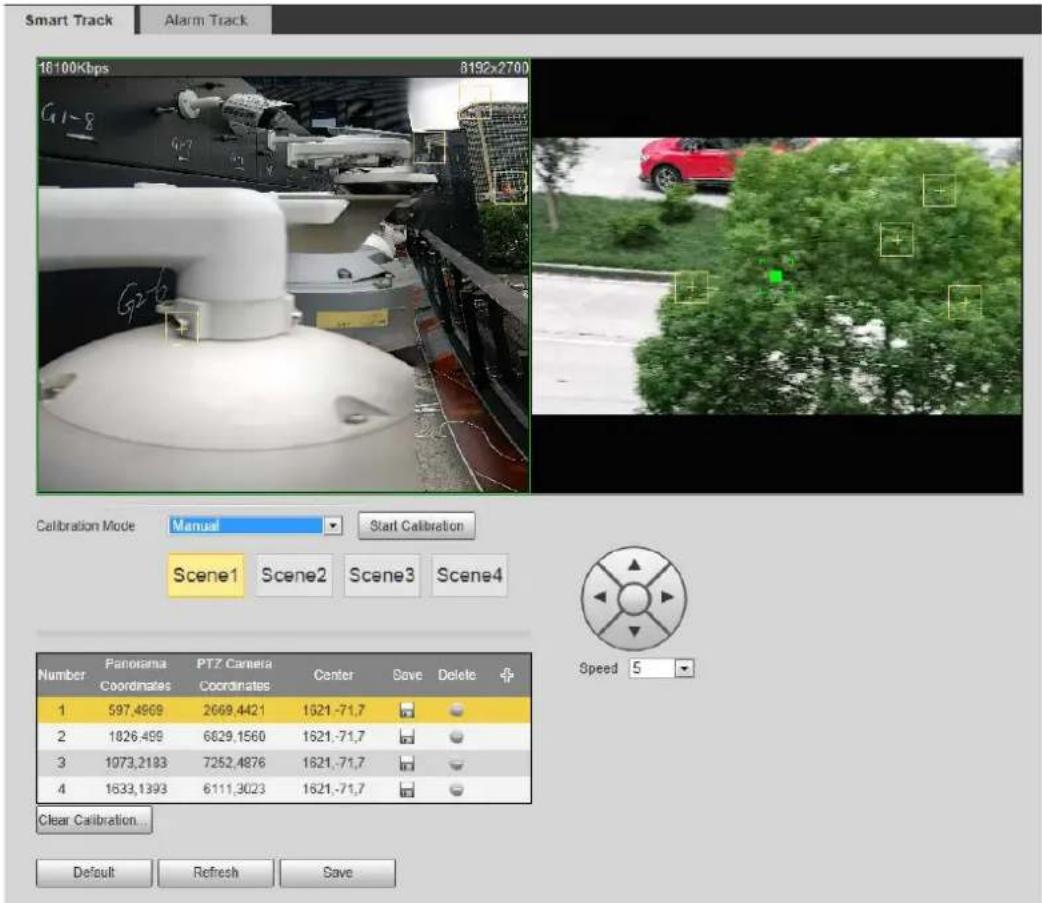 Dahua Technology IPC-HDBW3841E-AS - Setting Calibration Parameters for Smart Track - 4