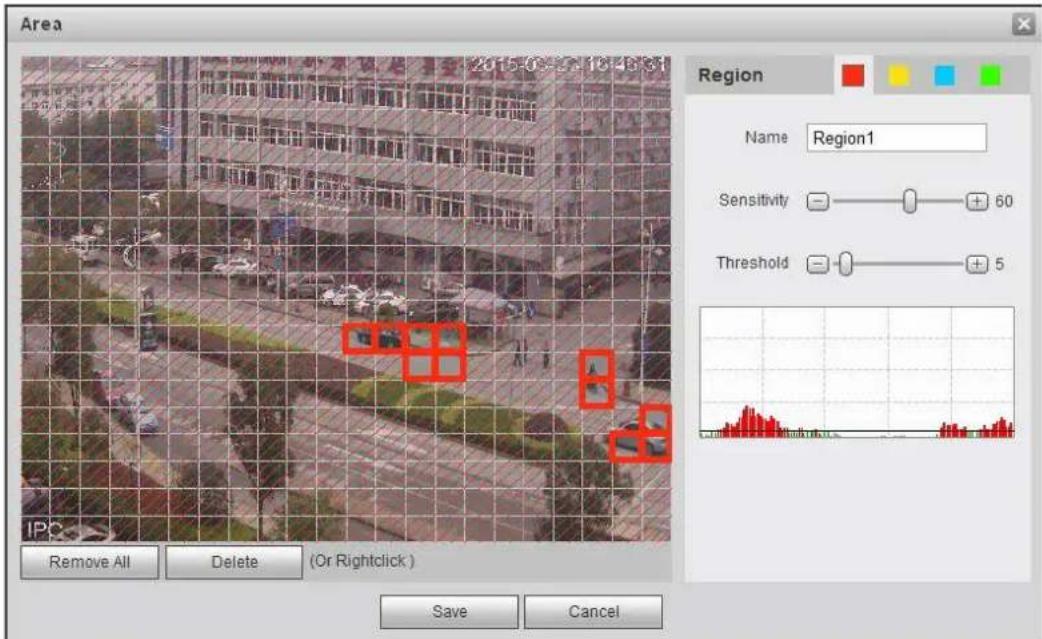 Dahua Technology IPC-HDBW3841E-AS - Setting Motion Detection - 3