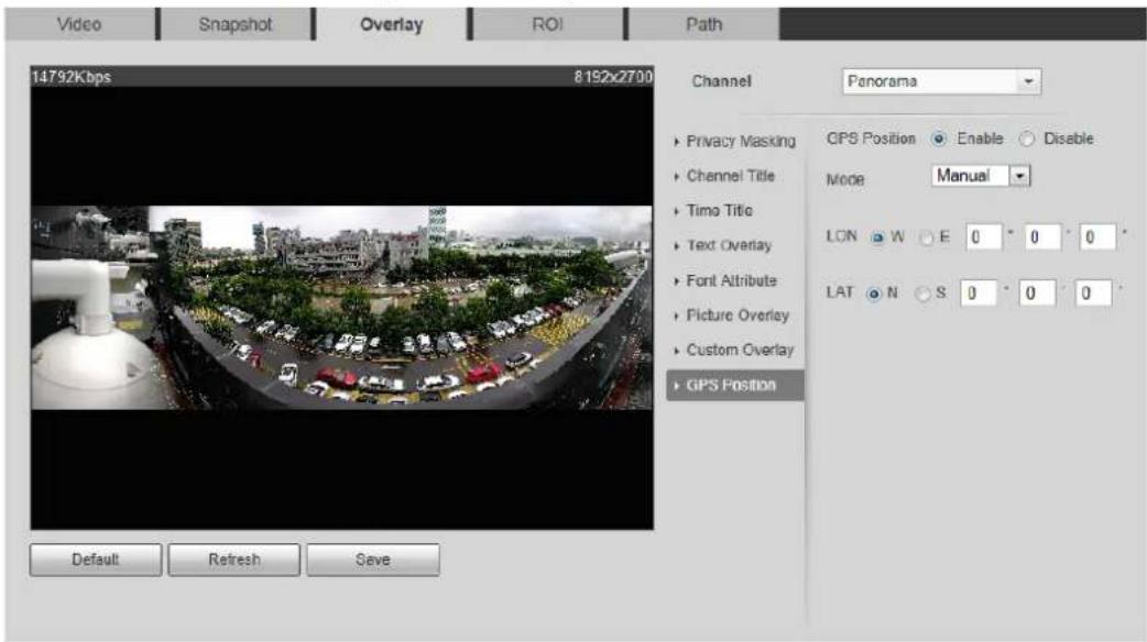 Dahua Technology IPC-HDBW3841E-AS - Configuring GPS Position - 1