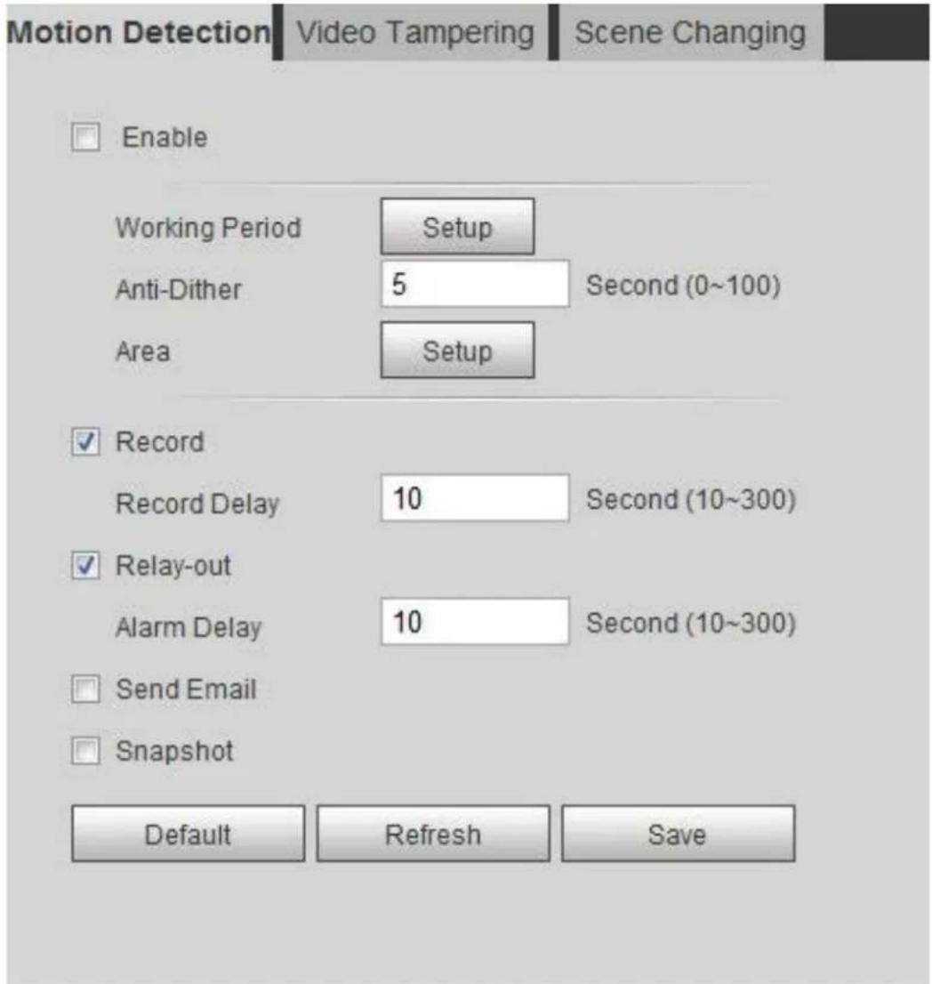 Dahua Technology IPC-HDBW3841E-AS - Setting Motion Detection - 2