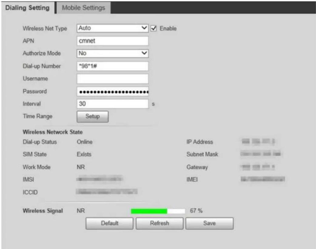 Dahua Technology IPC-HDBW3841E-AS - Dialing Setting - 1