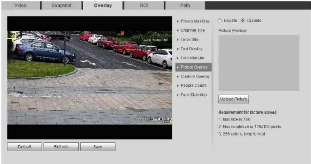 Dahua Technology IPC-HFW2831T-ZAS-S2 - Configuring Picture Overlay - 2