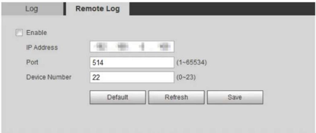 Dahua Technology IPC-HFW2831T-ZAS-S2 - Remote Log - 1