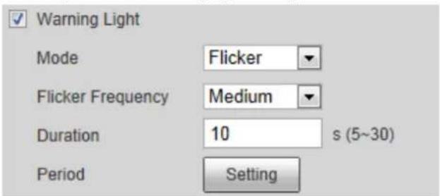 Dahua Technology IPC-HFW2831T-ZAS-S2 - Warning Light Linkage - 2