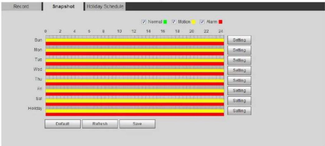 Dahua Technology IPC-HFW2831T-ZAS-S2 - Setting Snapshot Plan - 1