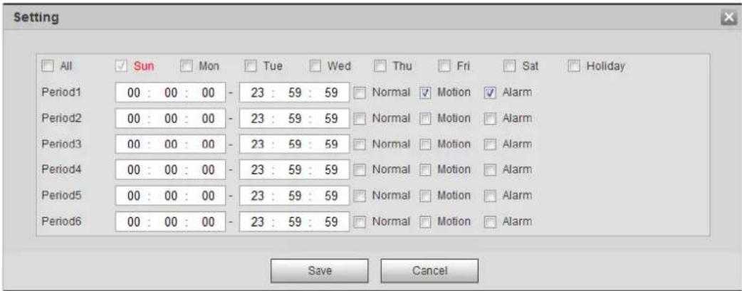 Dahua Technology IPC-HFW2831T-ZAS-S2 - Setting Snapshot Plan - 2