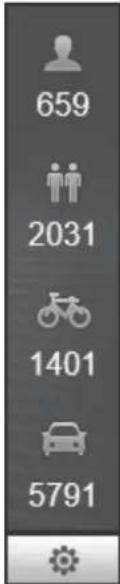 Dahua Technology PTZ1A225-HNR-XA - Statistics Area of the Detected Targets - 1
