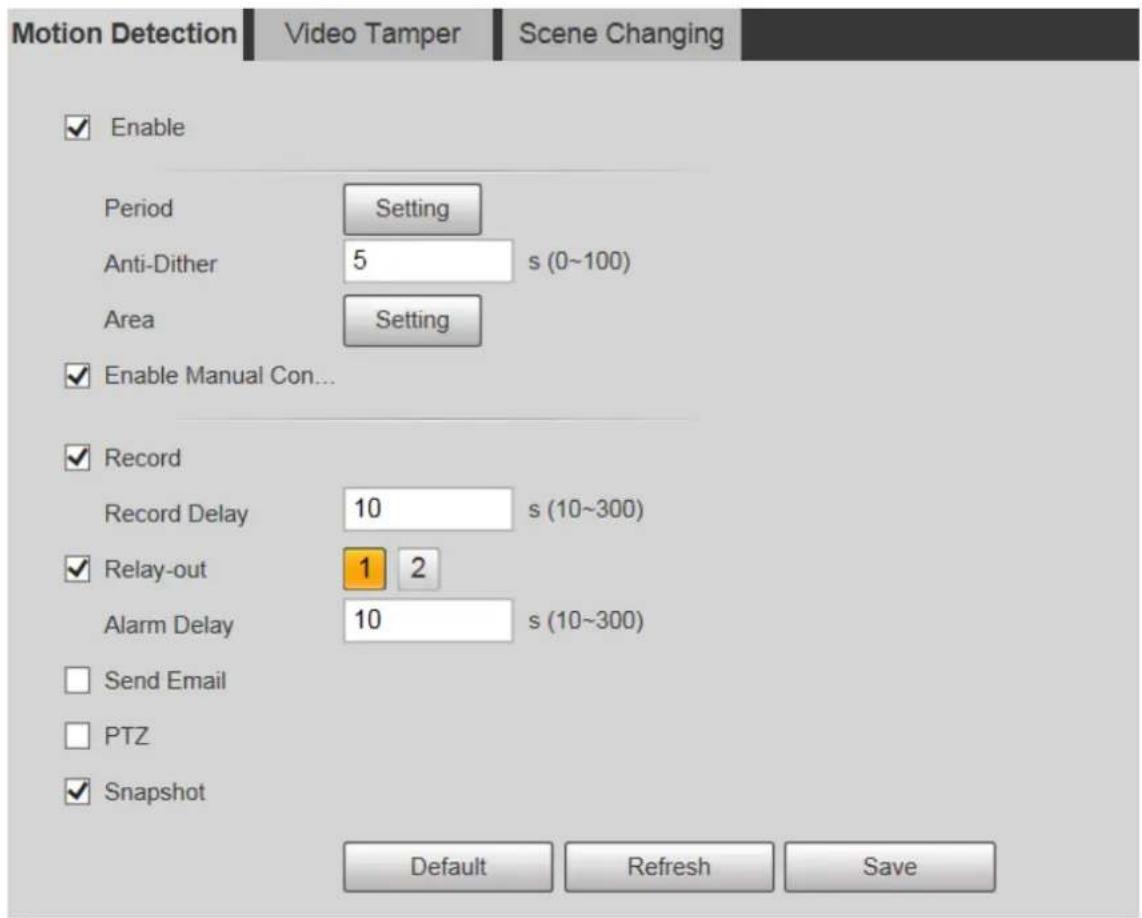 Dahua Technology PTZ1A225-HNR-XA - Motion Detection - 1