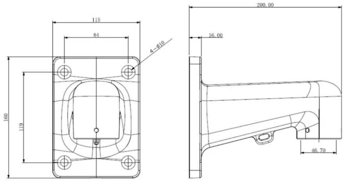 Dahua Technology SD5A445XA-HNR - Installing on the Wall - 2
