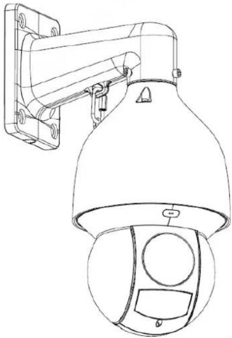 Dahua Technology SD5A445XA-HNR - Installing on the Wall - 4