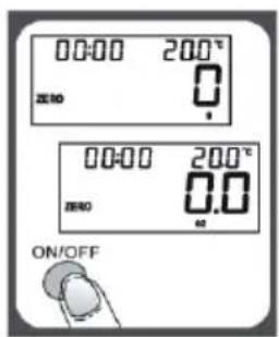 00:00 200°C ZERO 00:00 200°C ZERO ON/OFF