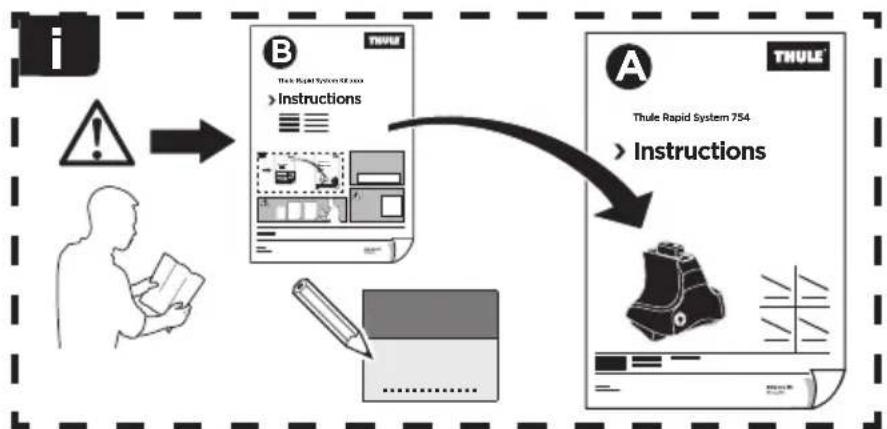 THULE Rapid System Kit 1571 - > Instructions - 3