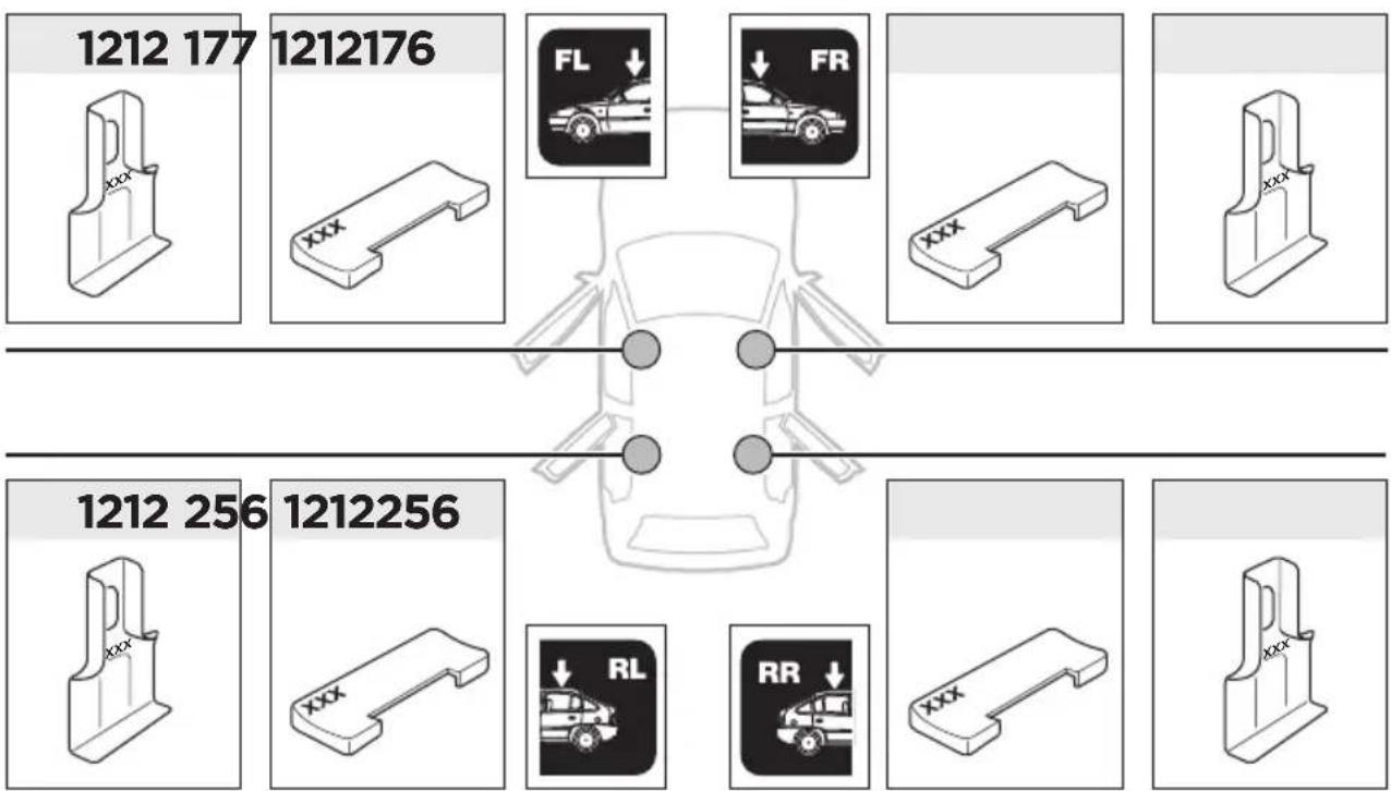 THULE Rapid System Kit 1674 - 2