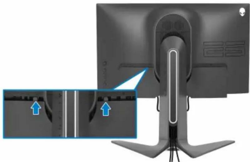 ALIENWARE AW2521HFA - Ständer anbringen - 12