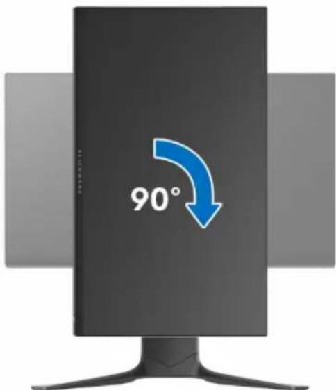 ALIENWARE AW2521HFA - Monitor drehen - 2