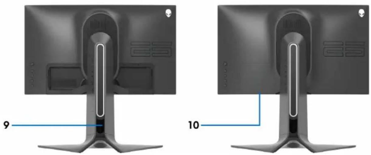 ALIENWARE AW2521HFA - Ansicht von hinten - 2
