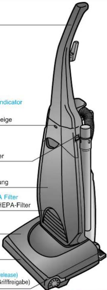 Anzeige für Filterwechsel: HEPA-Filter (Ersatz) (Freigabe)