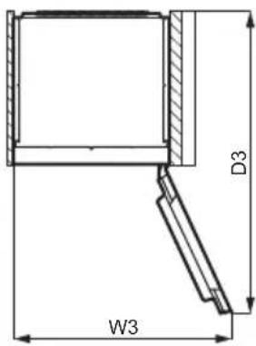 AEG SCE818E3LC - Abmessungen - 3