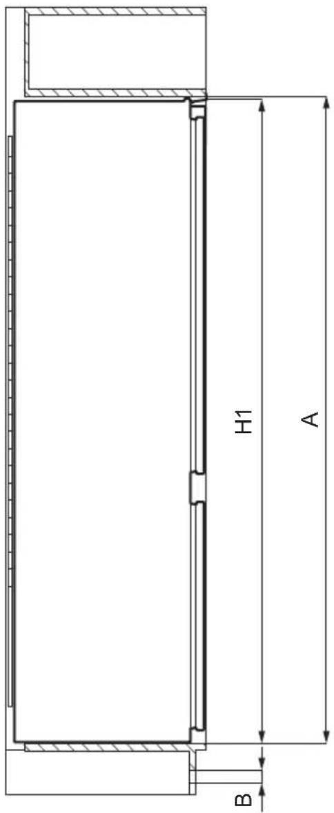 AEG SCE818E3LC - Abmessungen - 1