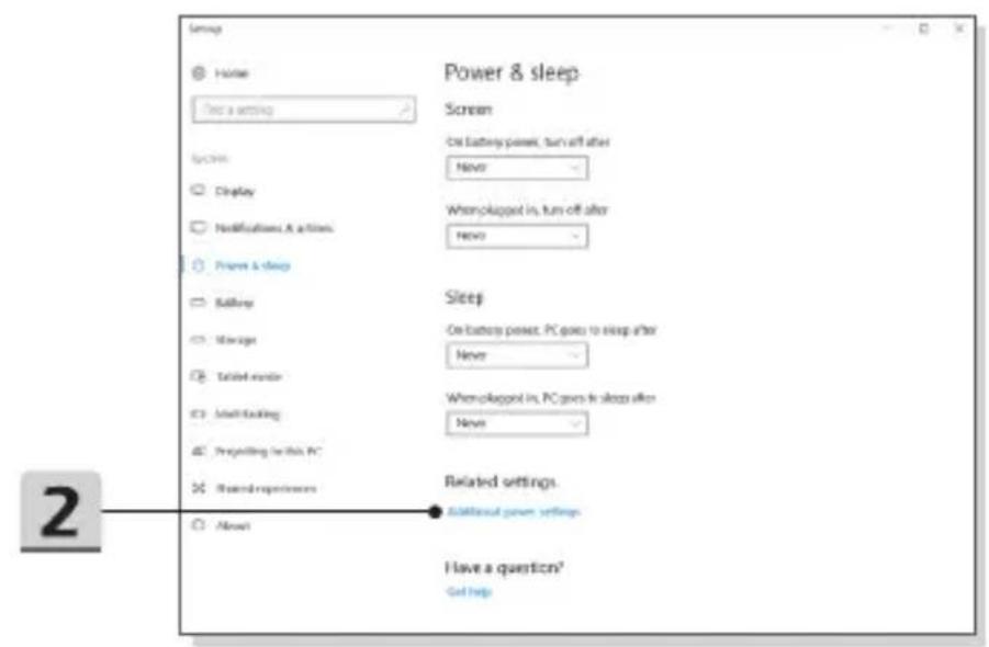 MSI Modern 15 Pro - Choose or Customize a Power Plan - 2