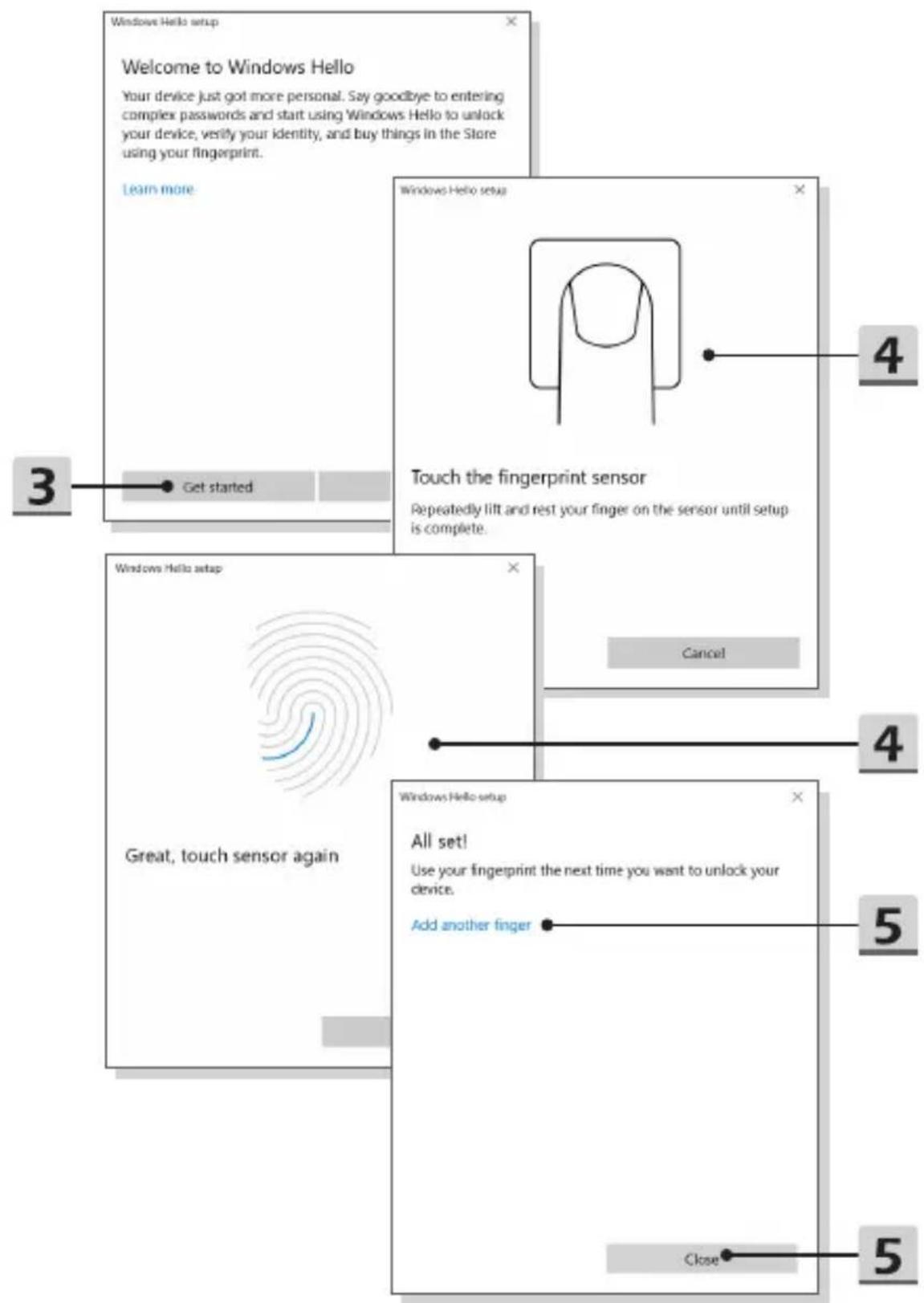 MSI Modern 15 Pro - ▶ Set up a PIN - 6