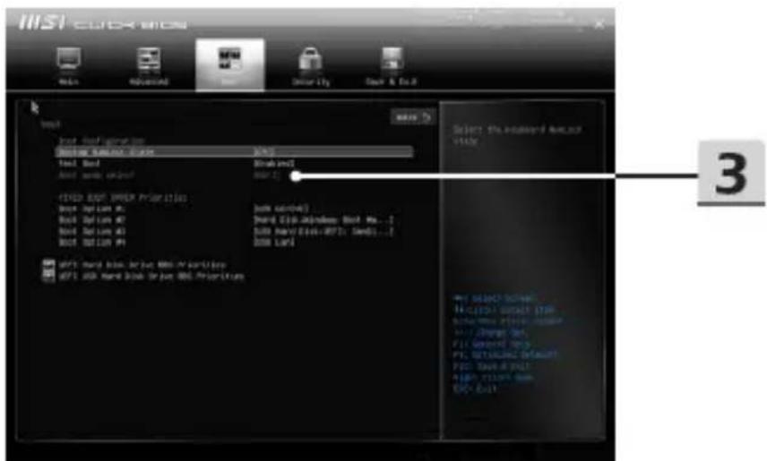 MSI Modern 15 Pro - How to Select Boot Mode in BIOS - 1