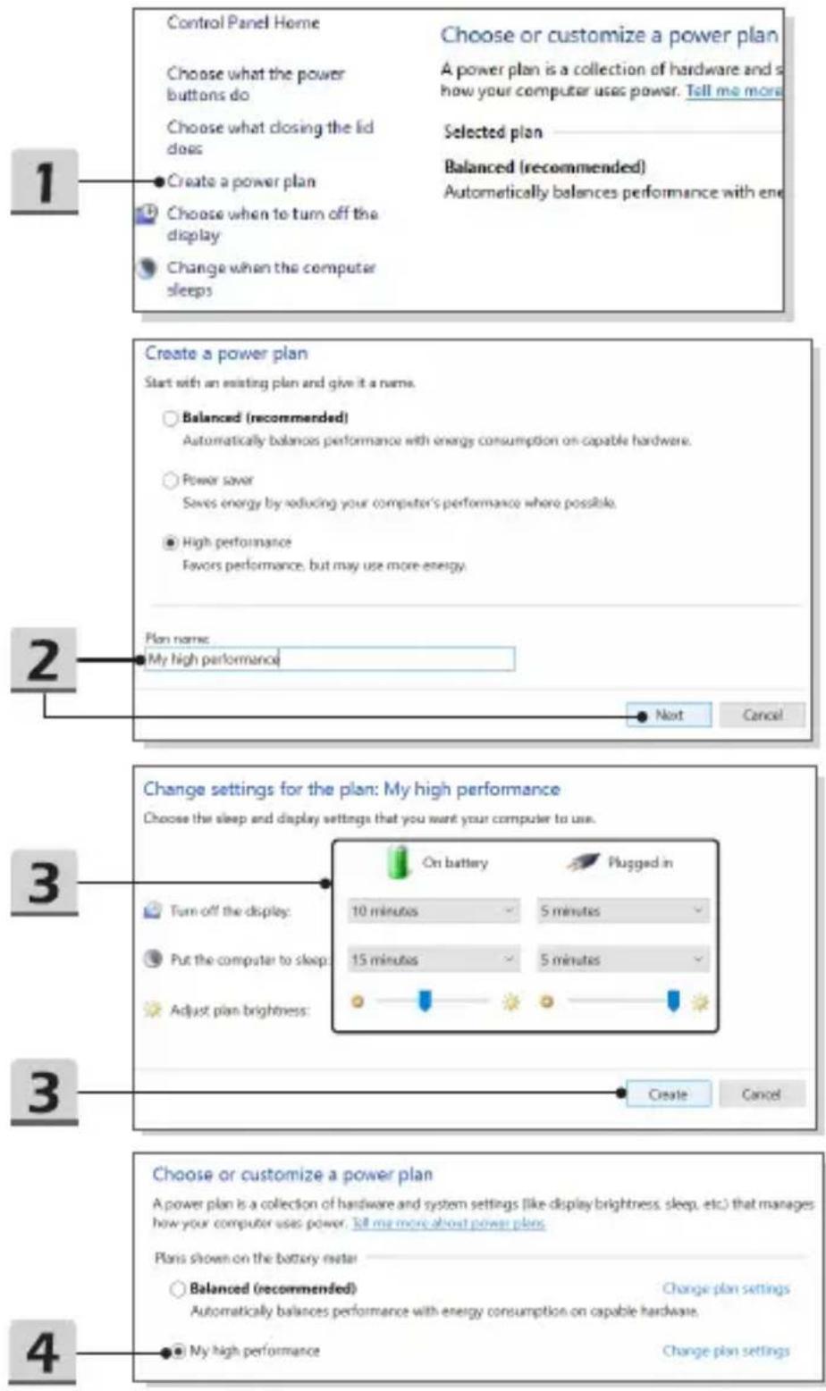MSI Modern 15 Pro - Create Your Own Power Plan - 1