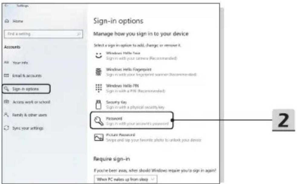 MSI Modern 15 Pro - ▶ Create a Password - 1