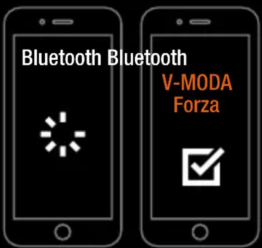 V-Moda Forza Metallo Wireless - PAIRING AND CONNECTING WITH A NEW BLUETOOTH DEVICE - 1