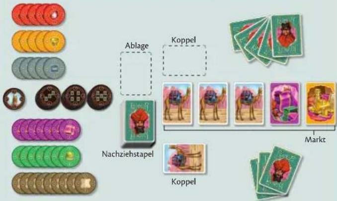 Asmodee Jaipur - SPIELVORBEREITUNG - 1