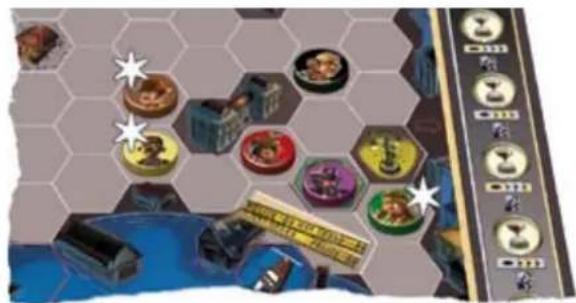 Asmodee Mr. Jack New York - Der andere Spieler übernimmt die Rolle des polizeilichen Ermittlers. - 1