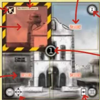 Asmodee Stadt der Spione - EINSATZFELDER - 1